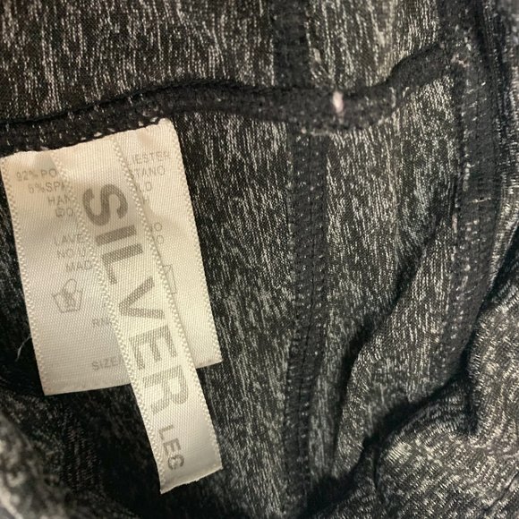 🪴 SILVER LEG WOMENS PULL ON ATHLETIC YOGA CAPRIS PANTS SIZE M 🪴 - Picture 4 of 7